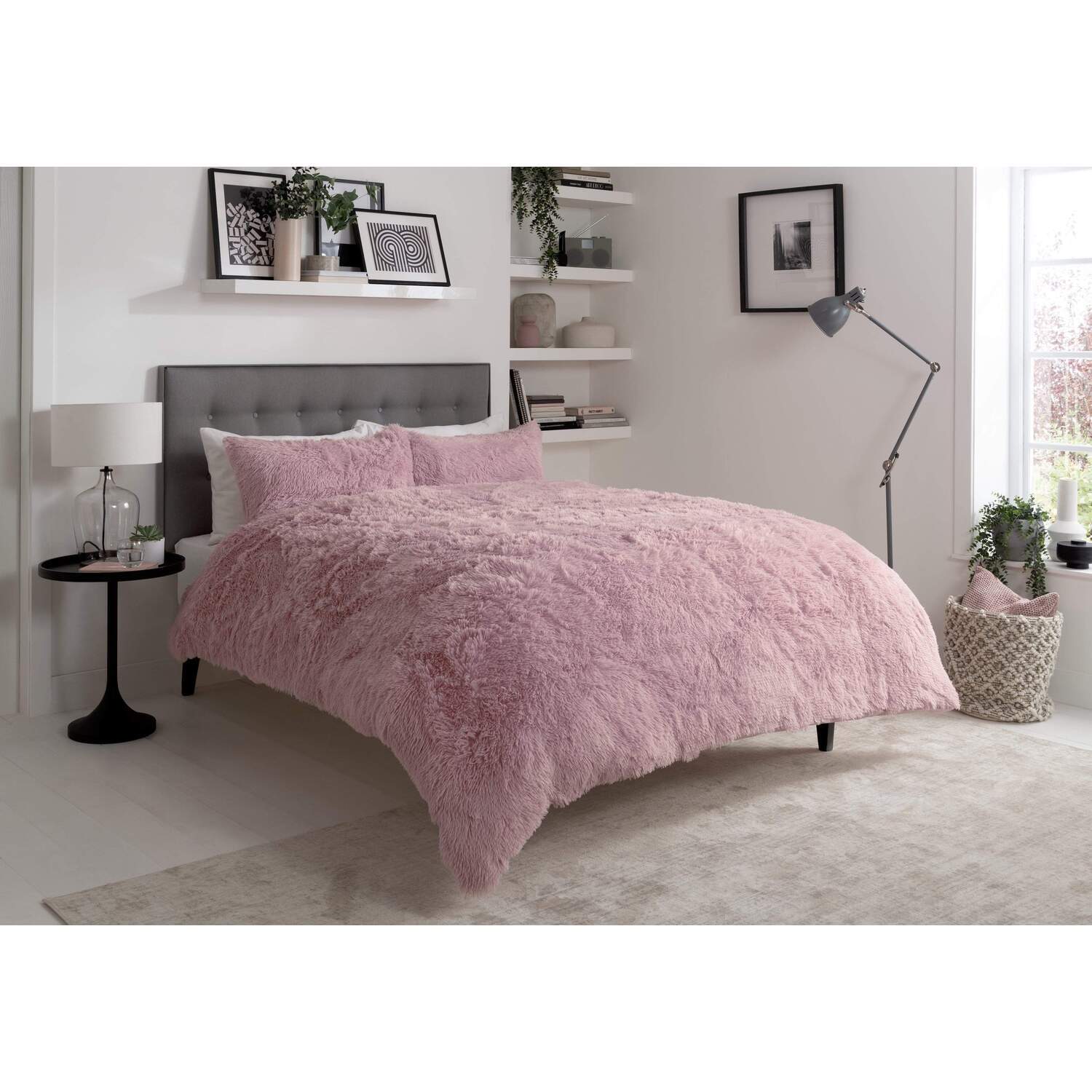 Snuggle Cuddle Duvet Set - Blush Pink Single