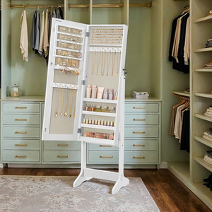 SONGMICS Full-Length Mirror Jewellery Cabinet