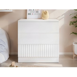 Luca 3 Drawer Chest Ribbed