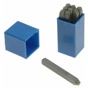 Priory 180- 6.0mm Set Of Number Punches 1/4In