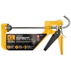 Roughneck Turboclamp One-Handed Speed Clamp - Metal Jaws 150Mm (6In)