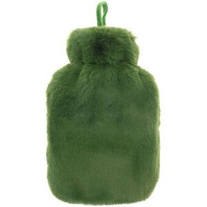 Ribbon Super Luxury Faux Fur Hot Water Bottle And Cover