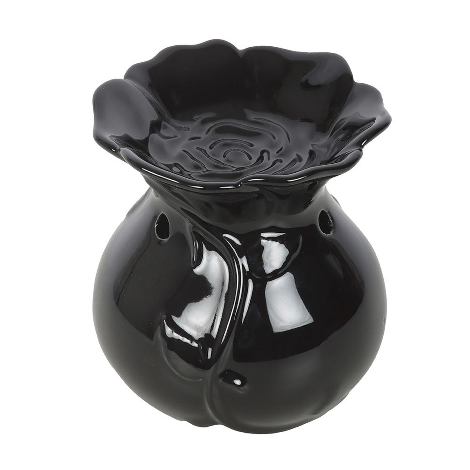  - Something Different Rose Oil Burner Black (One Size) - Image 3