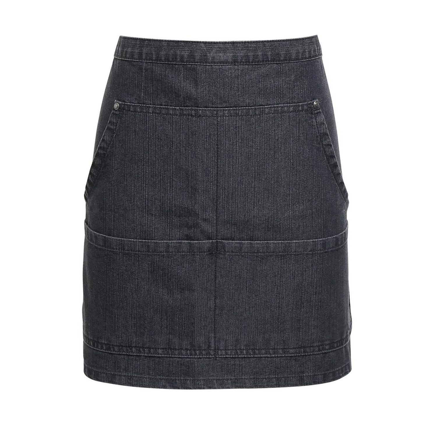 Premier Unisex Adult Waist Apron - Black Denim