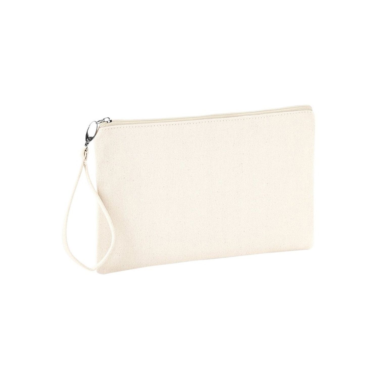 Westford Mill Canvas Wristlet Pouch - Natural/Natural
