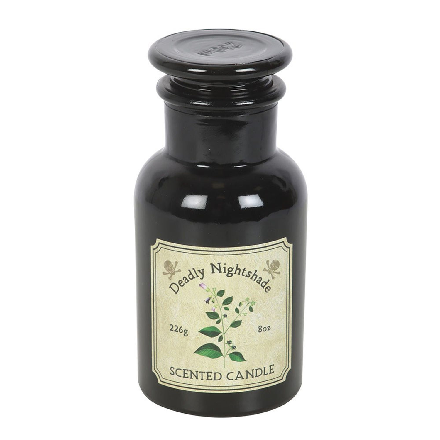 Something Different Deadly Nightshade Candle - Black