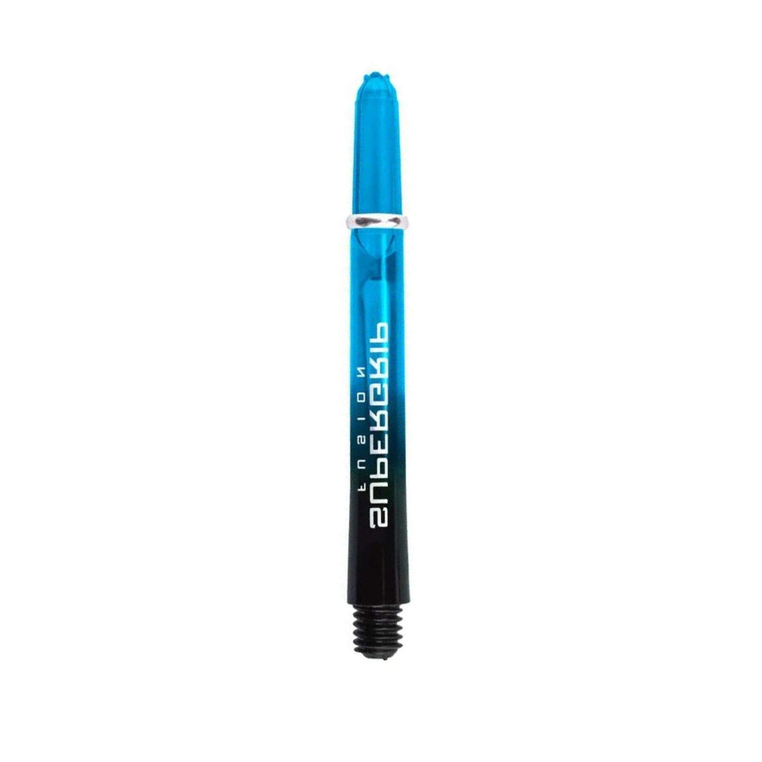 Harrows Supergrip Fusion Dart Stem (Pack Of 3) - Black/Aqua Blue / M