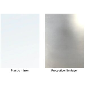Extra Large Plastic Mirror Sticker 40 x 60 cm Assorted Designs