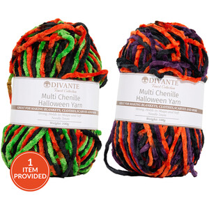 Chenille Halloween Yarn