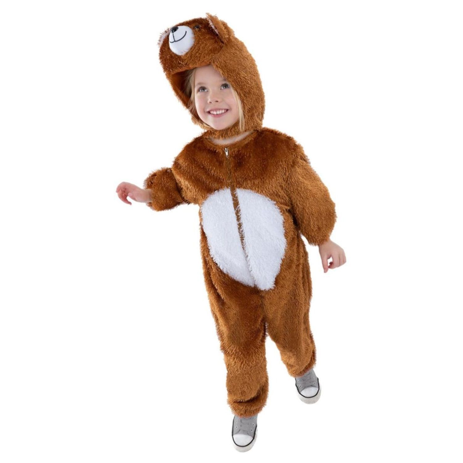 Smiffys Childrens/Kids Bear Costume - Brown/White / 4+
