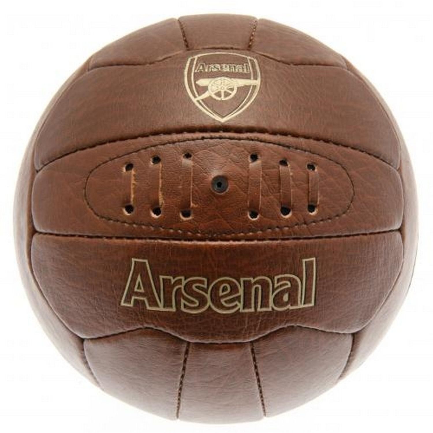Arsenal Fc Unisex Dark Brown Heritage Football In - Image 2