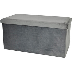 Brushed Velvet Storage Trunk