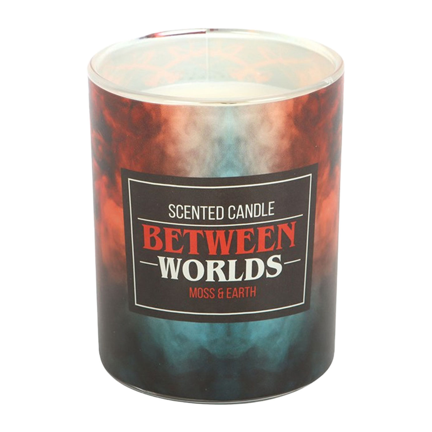 Something Different Between Worlds Moss & Earth Scented Candle - White