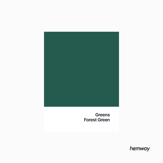 Hemway Chalk Paint Flat Matt Forest Green 1L
