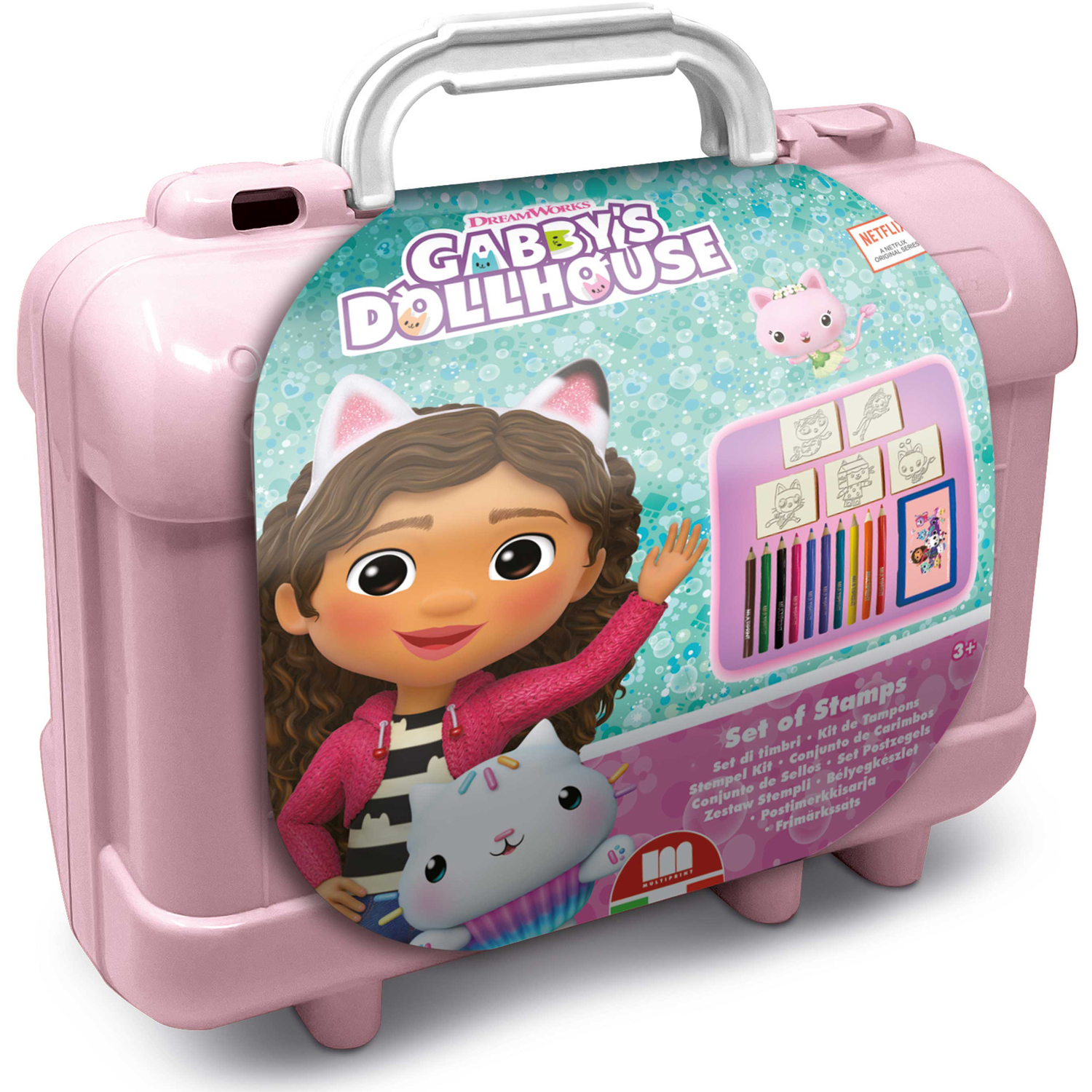 Multiprint Gabby¿S Dollhouse Travel Set By ¿ Kids Activity & Craft Set - Pink