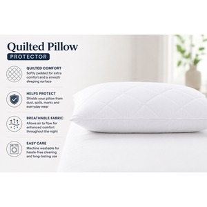 Supersoft Quilted Pillow Protector