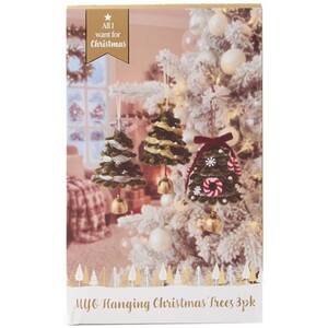 Make Your Own Hanging Christmas Trees Kit