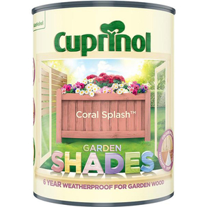 Cuprinol, Garden Shades, Coral Splash, 1L, Wood Protection