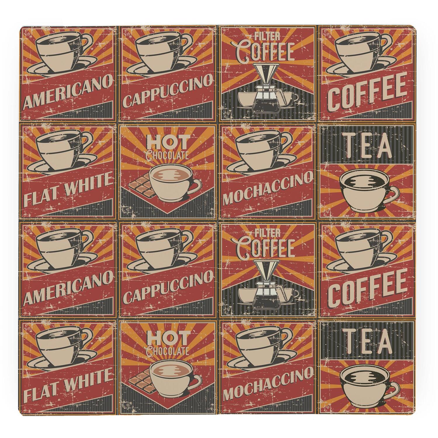Image of Retro Drinks Large Square Worktop Protector&hellip;