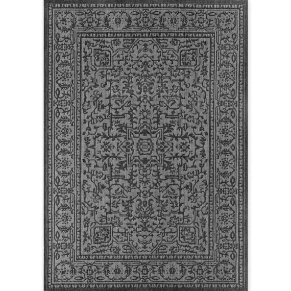 Reversible Kona Indoor & Outdoor Rug Black