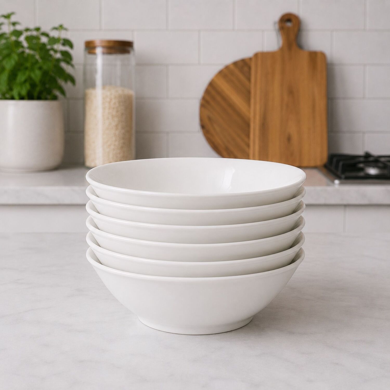Image of 6x Porcelain Serving Bowl 7 Inch&hellip;