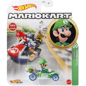 Hot Wheels Mario Kart Luigi Circuit Special