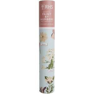 RHS Paint By Numbers Kit, Botanical, Multicoloured, 400 x 500mm