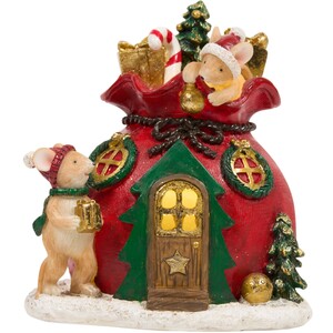 Festive Light Up House Decoration