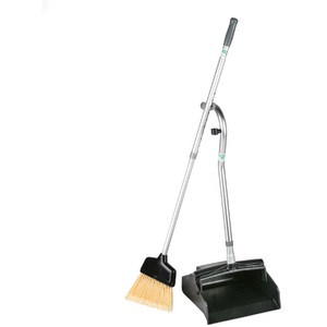 Dustpan and Brush with Extendable Handle - Reaching Aid - Dust Pan for Independent Cleaning by UNGER