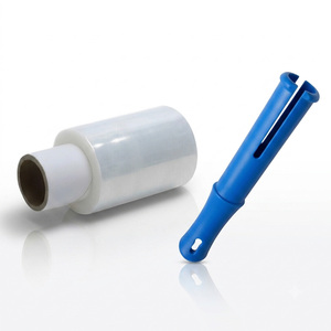 1 Roll Clear Mini Stretch Wrap with Dispenser