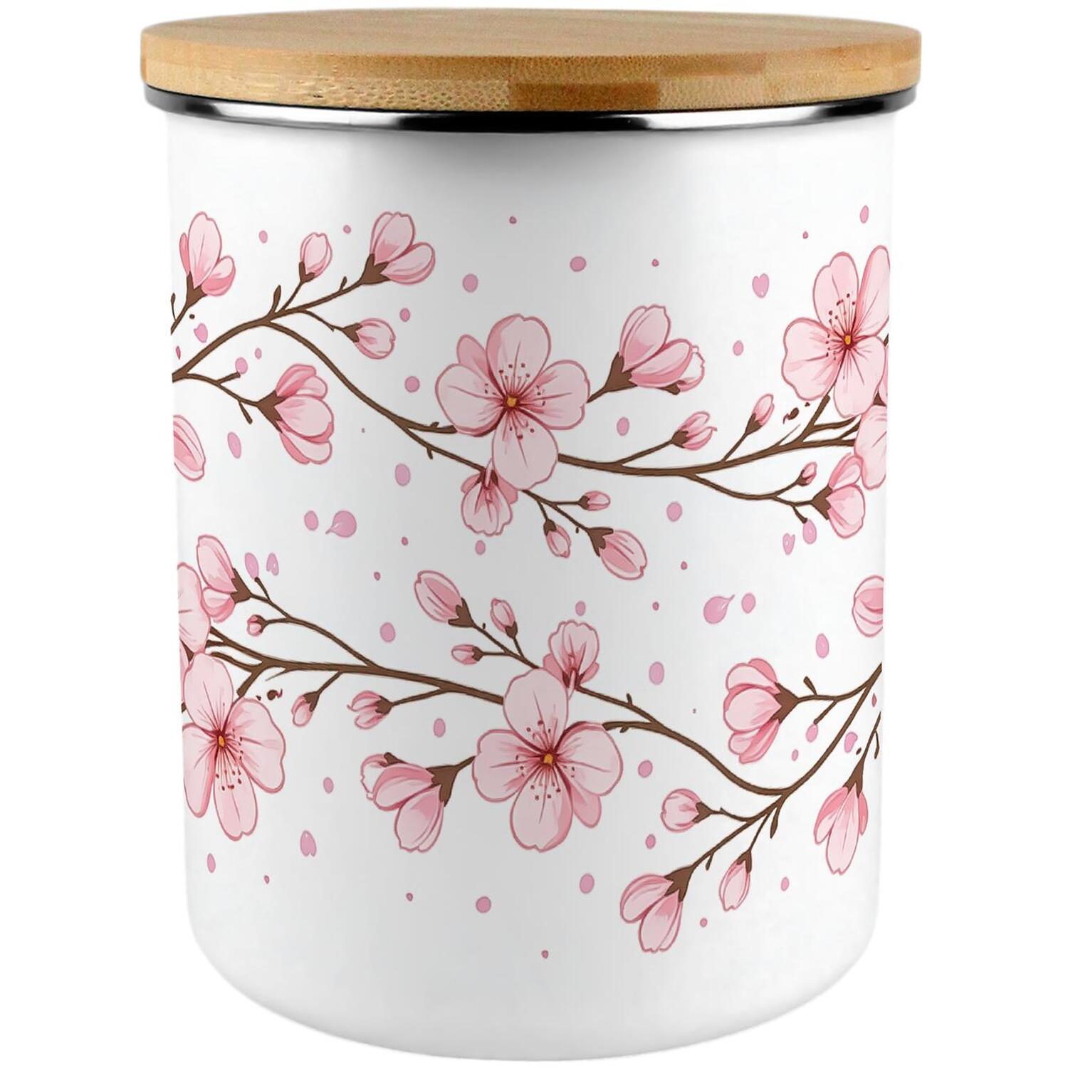 B&Q -  Cherry Blossoms Extra Large Biscuit Tin - Image 3