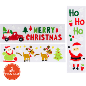 Festive Gel Window Sticker