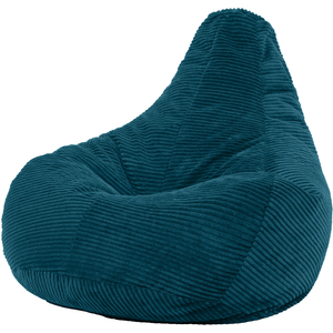Teal Cord Recliner Bean Bag  shot 18207709