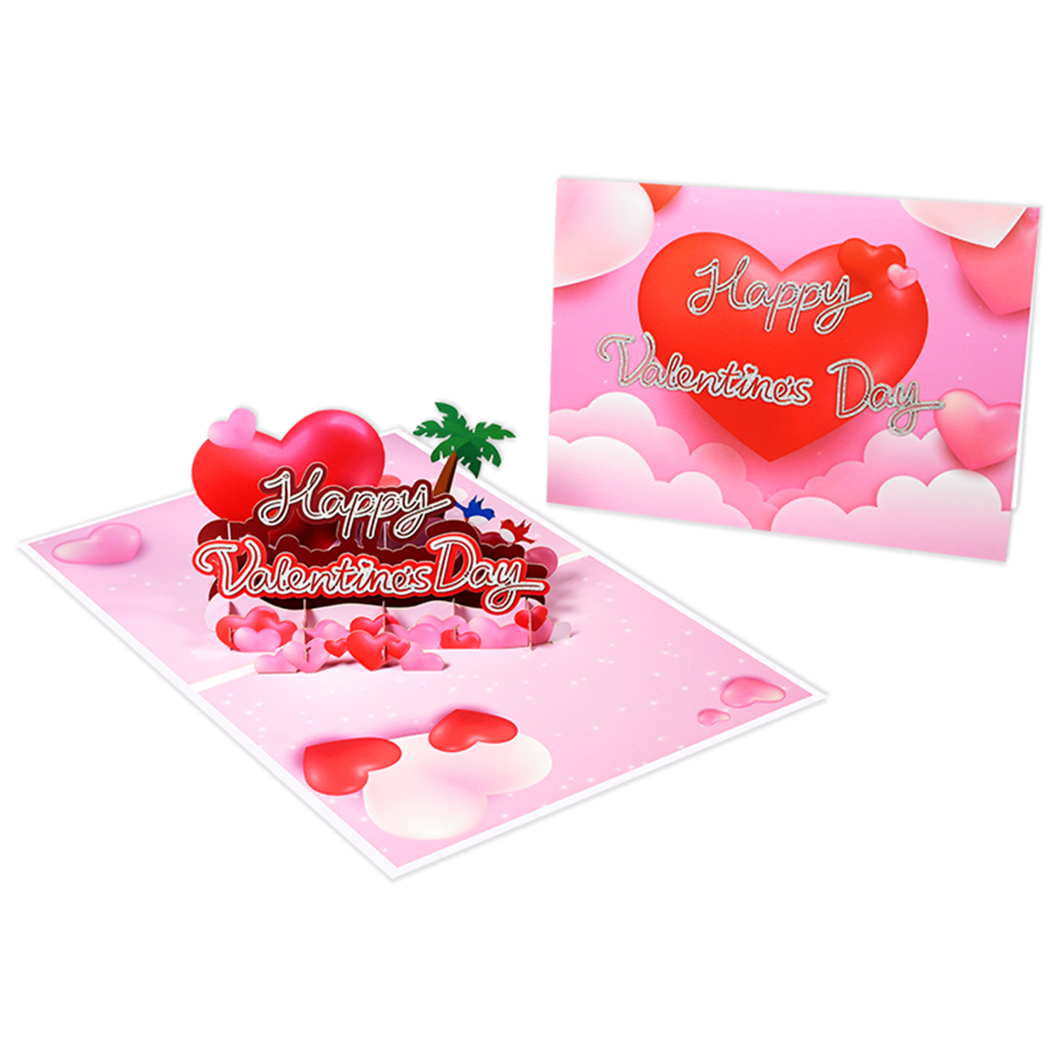 Brightfeel Love Island 3D Pop Up Valentine¿S Day Card - Multi