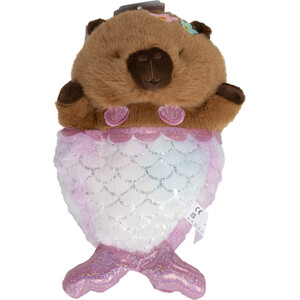 Mermaid Capybara Plush Toy
