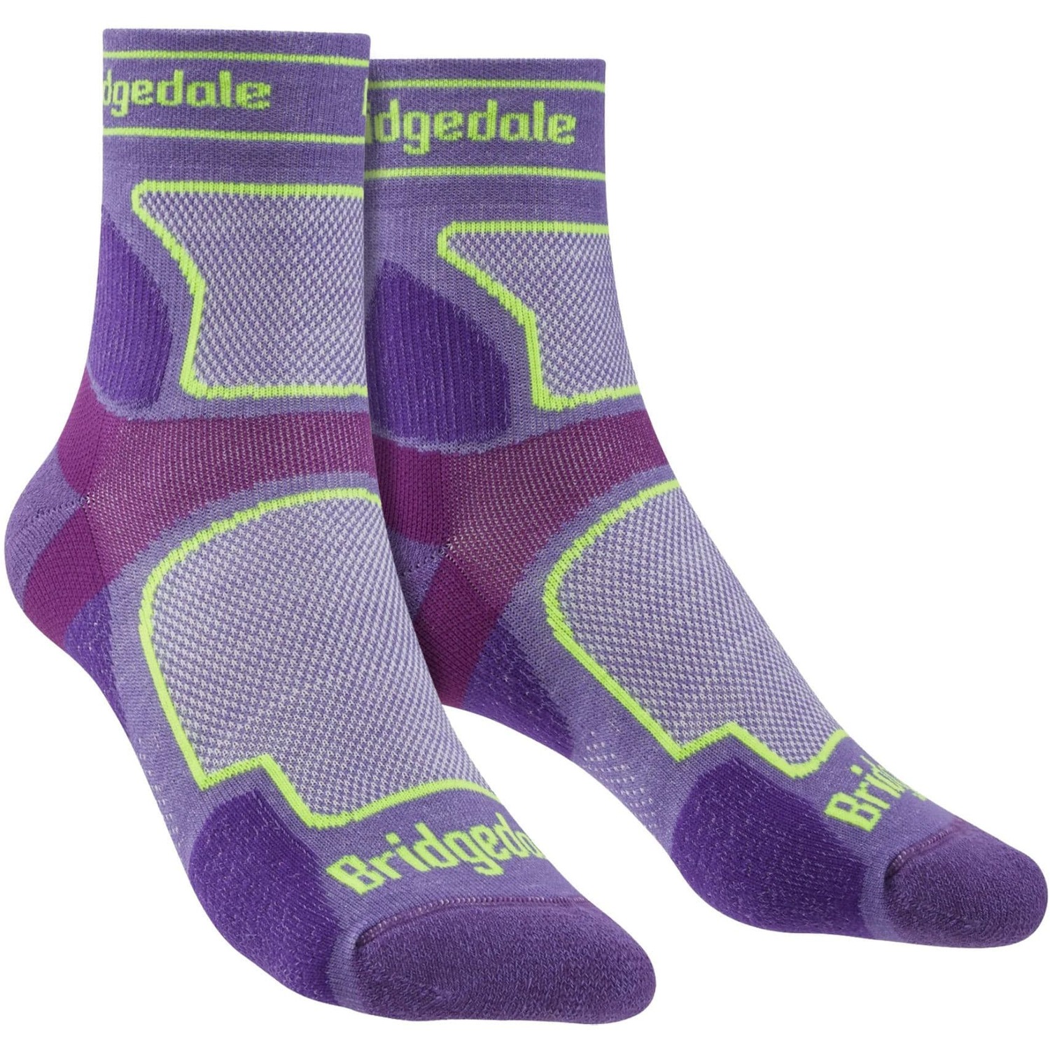 Bridgedale Womens Running Ultralight Coolmax Sport Crew Socks