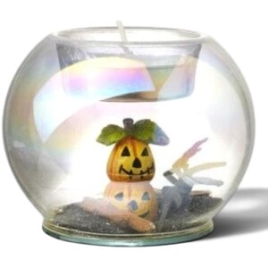 Encase Glass Halloween Tea Light Holder