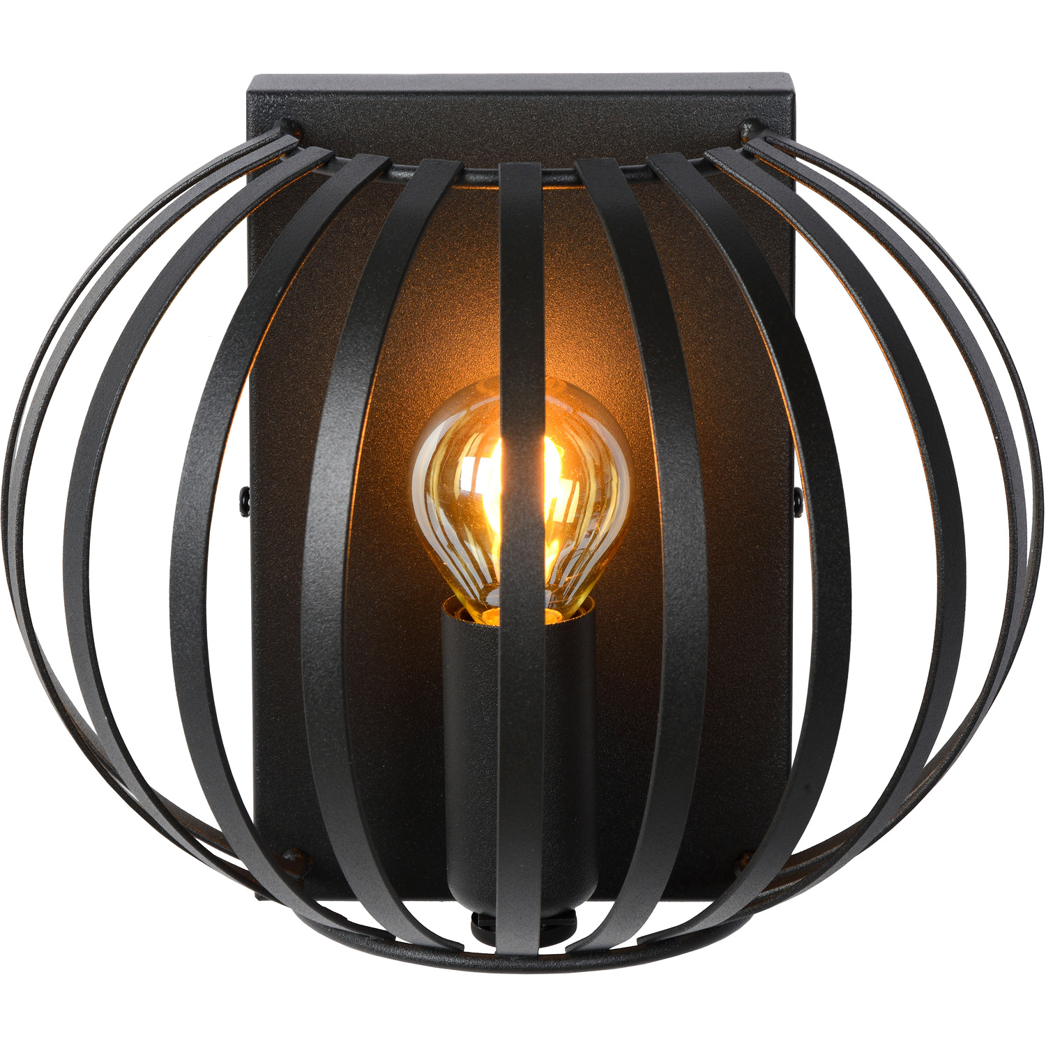 Lucide Unisex Black 'Manuela' Modern Dimmable Stylish Indoor Decorative Wall Light 1Xe14 In Size 20.5 - Image 2