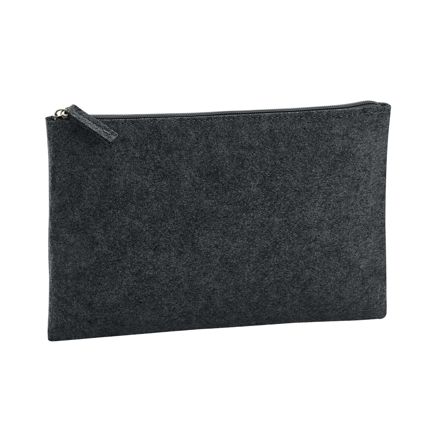 Bagbase Felt Accessory Bag H - Charcoal Melange