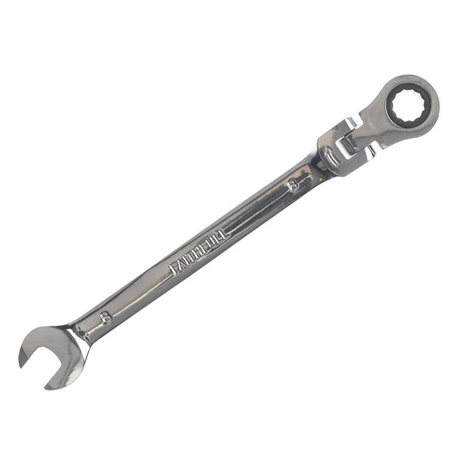 Faithfull Flex Head Ratchet Combination Spanner P - Multi Colour