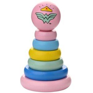 Warner Bros Wonder Woman Wooden Stacking Toy
