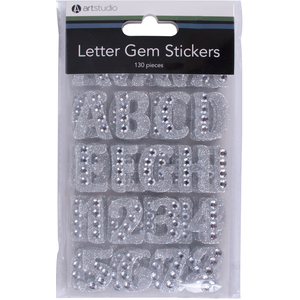 Letter Gem Stickers