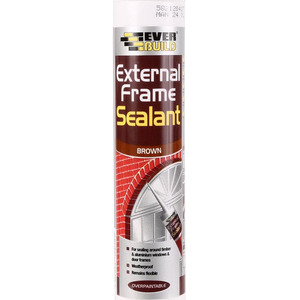 Everbuild Sika External Frame Acrylic Sealant Brown 290ml