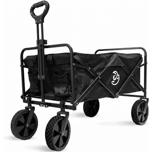 Dragodirect All-Terrain Heavy-Duty Collapsible Wagon Cart with Adjustable Handle