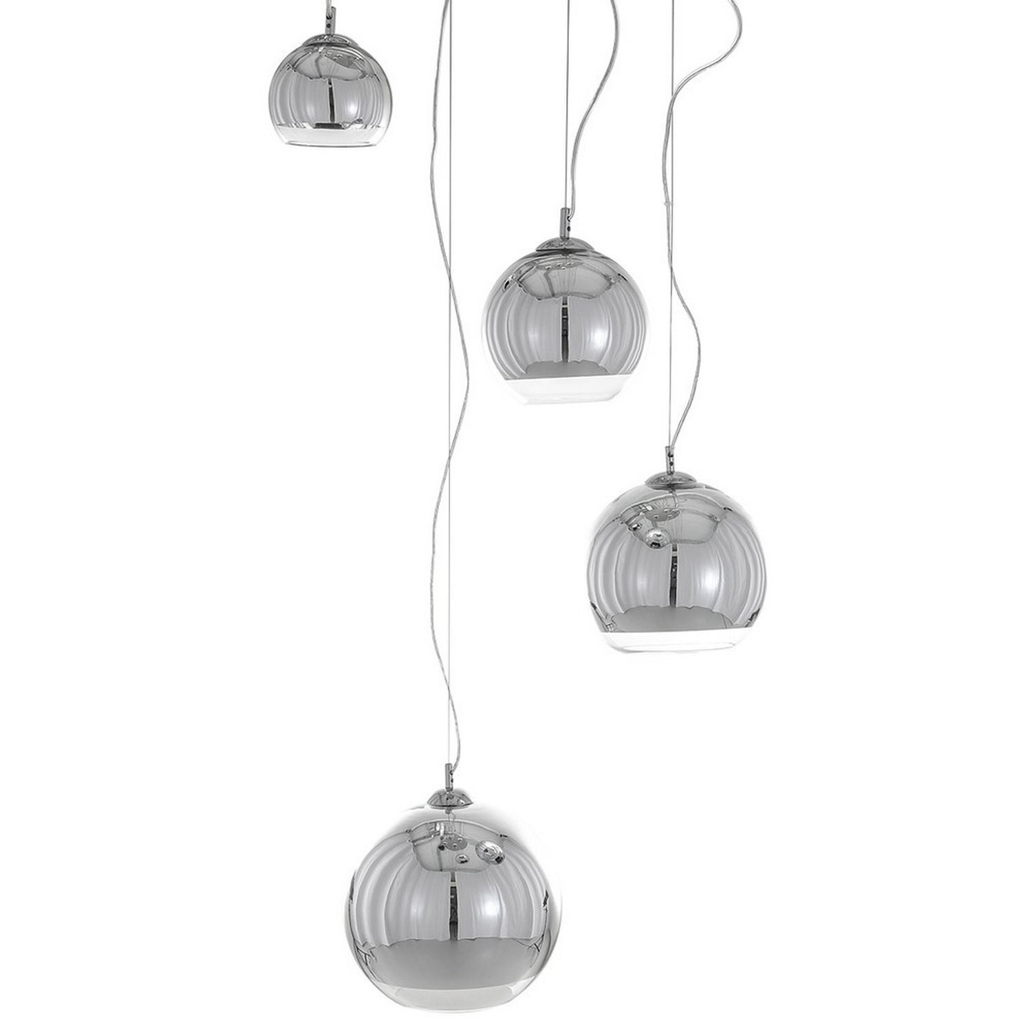 Italux Lighting Modern Pendant Light Chrome V - Chrome