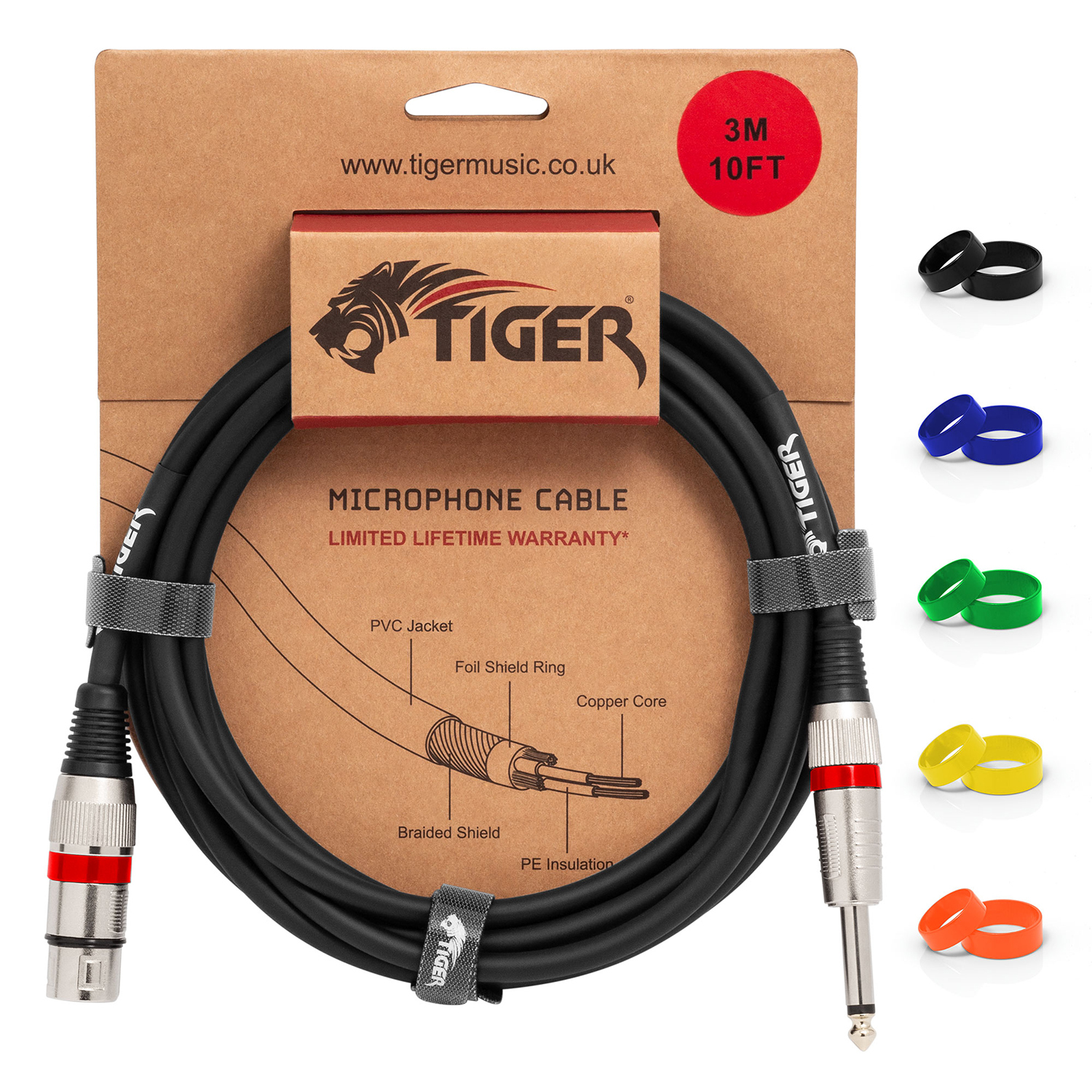 B&Q - Xlr Female To 1/4 Inch Jack Microphone Cable - Image 2