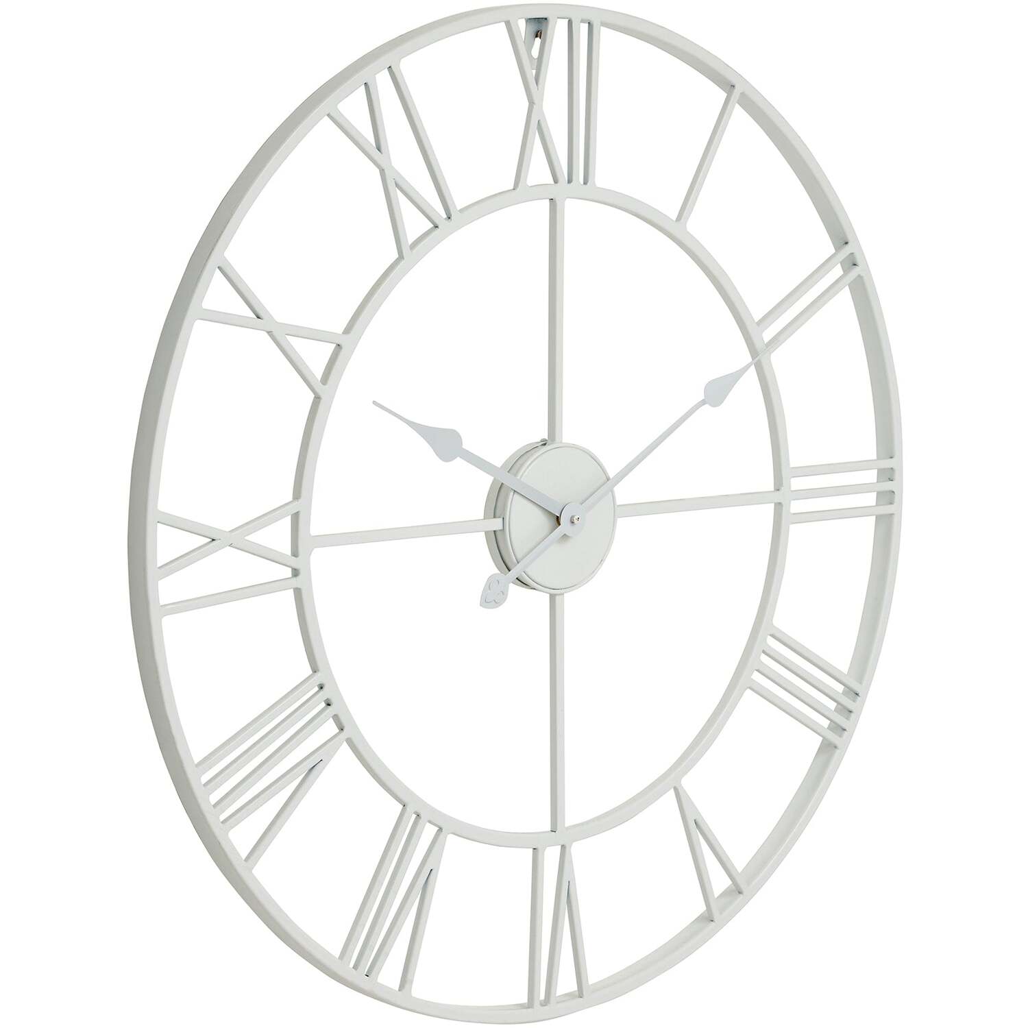  - White                  Skeleton                  Wall                  Clock - Image 3