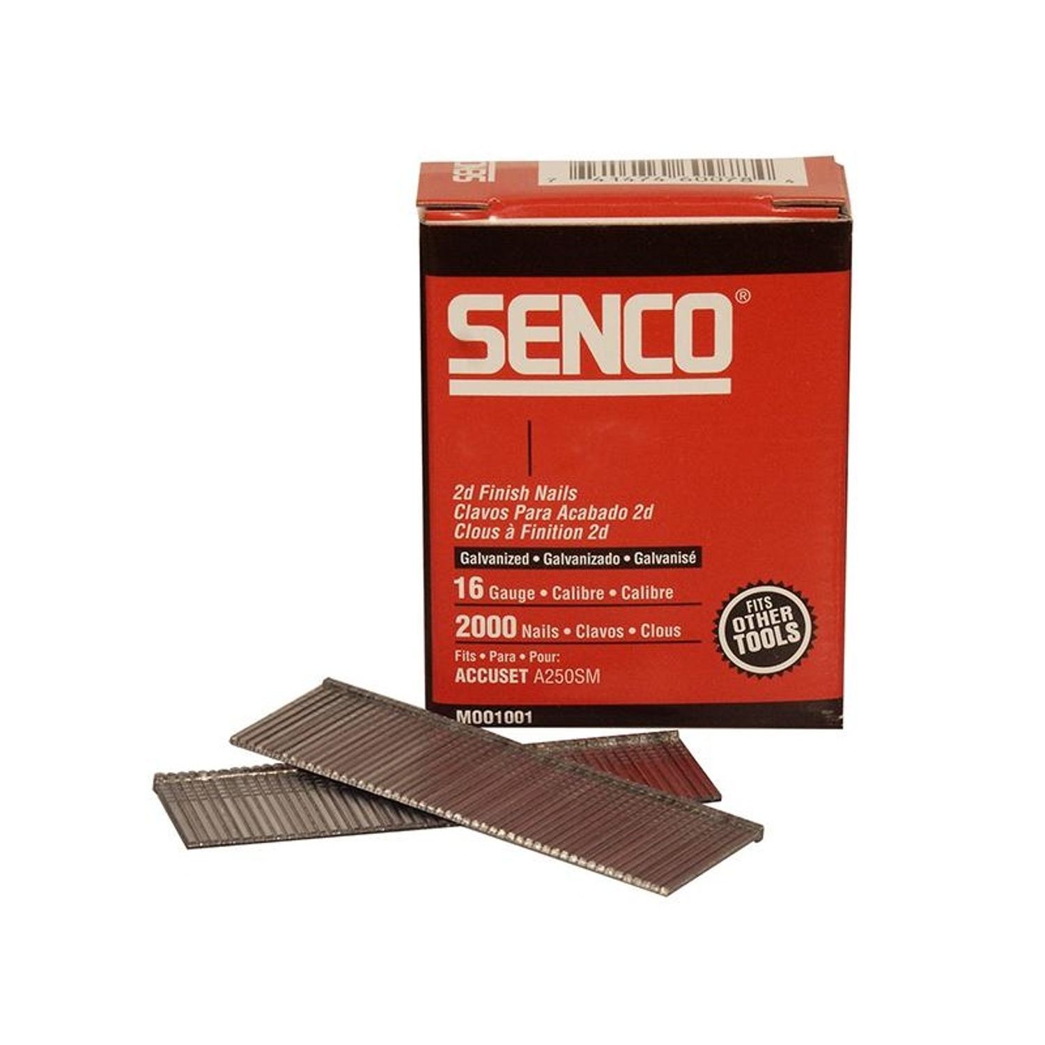 Senco 16 Gauge Galvanised Straight Brad Nails