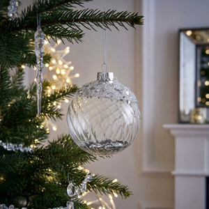 Sequin Filled Swirl Bauble
