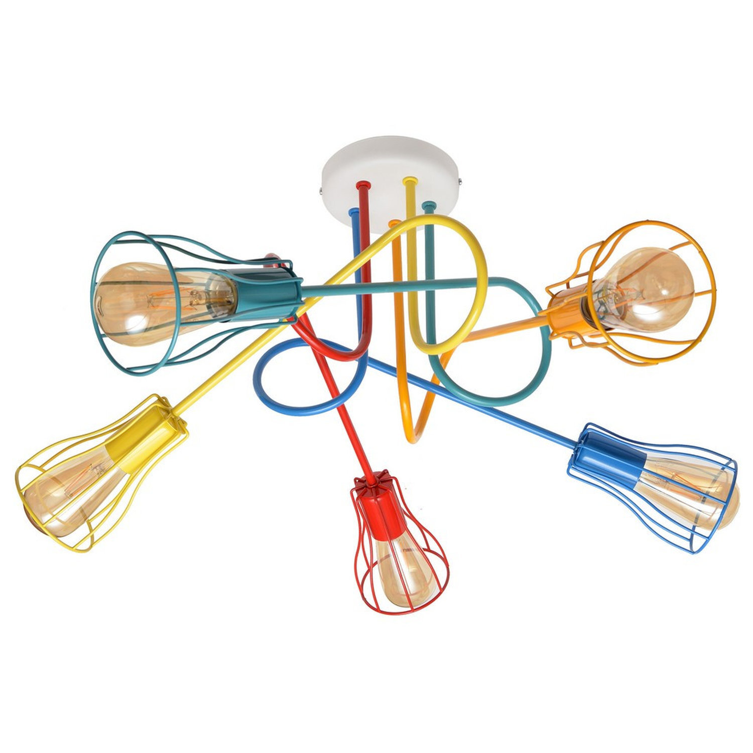 Helam Lighting Oxford Ceiling Light Multi-Coloured
